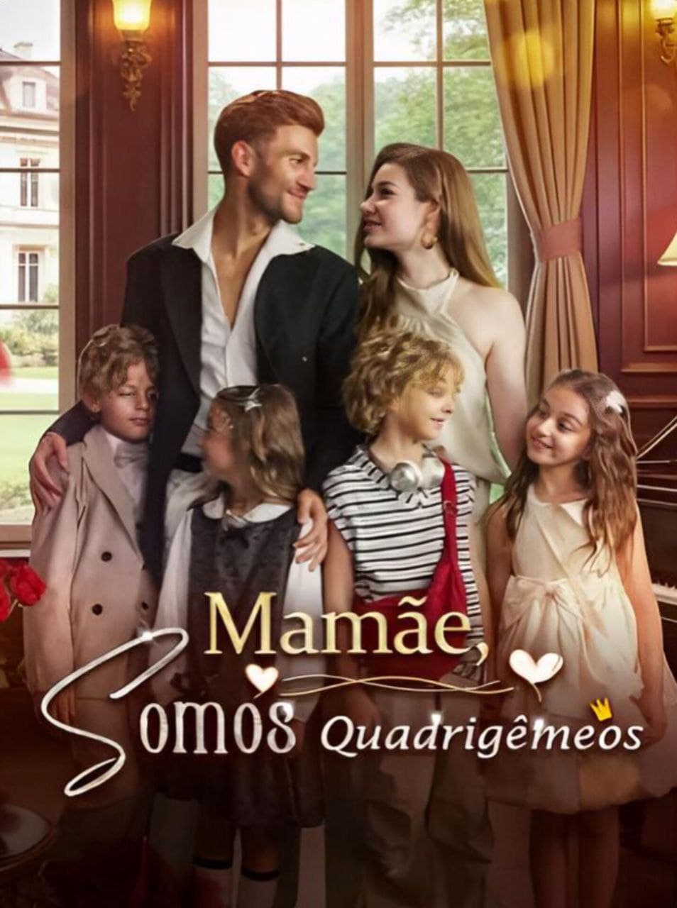 Capa de Mamãe Somos Quadrigêmeos