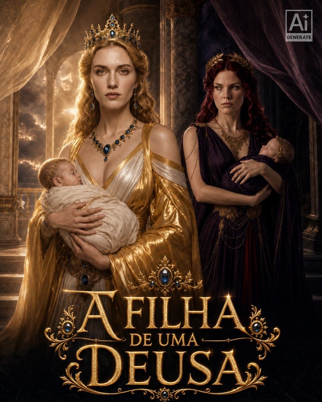 Capa de A FILHA DEU UMA DEUSA
