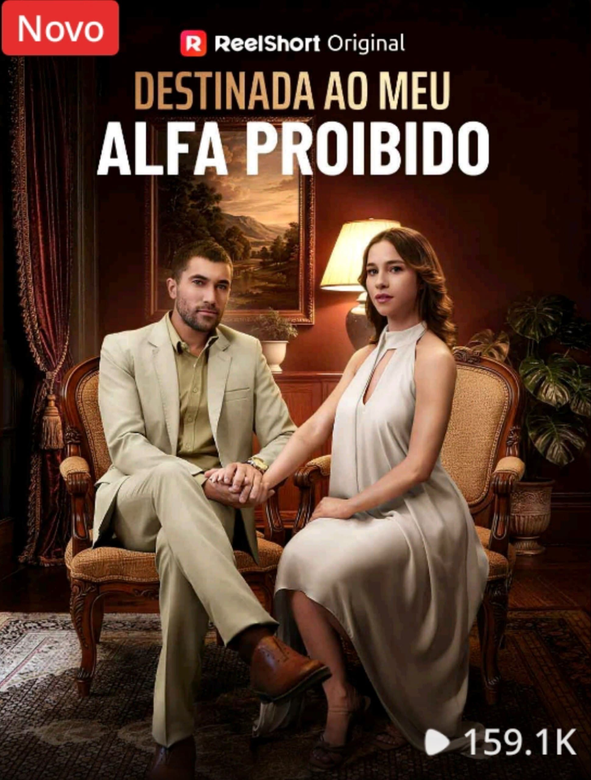 Capa de DESTINADA AO MEU ALFA PROIBIDO