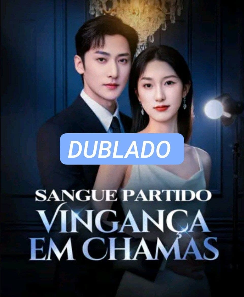 Capa de SANGUE PARTIDO VINGANÇA EM CHAMAS
