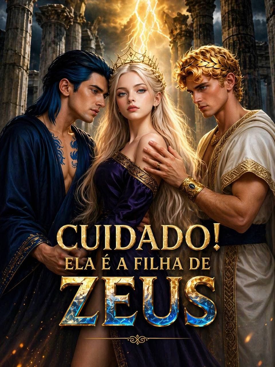 Capa de CUIDADO ELA É A FILHA DE ZEUS