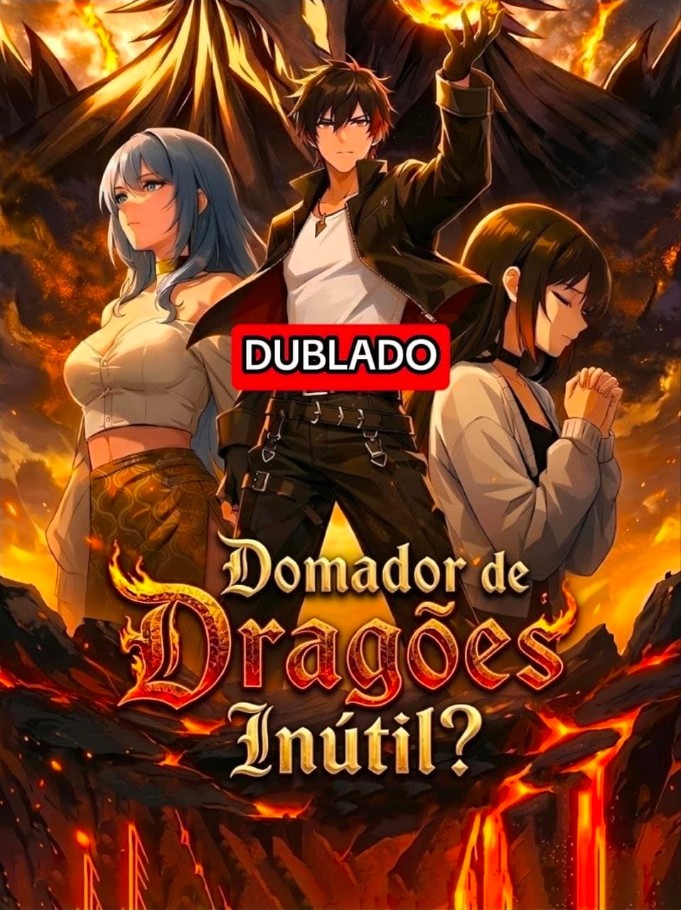 Capa de DOMADOR DE DRAGÕES INÚTIL
