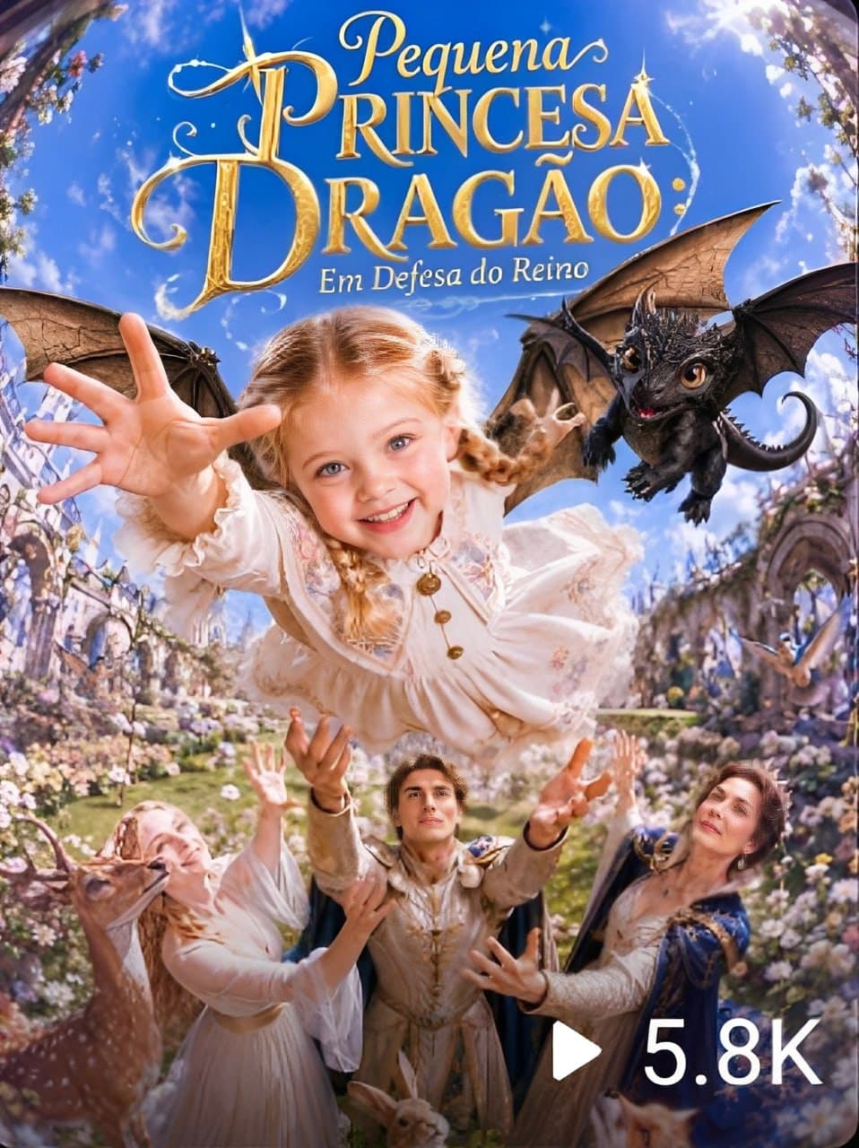 Capa de PEQUENA PRINCESA DRAGÃO EM