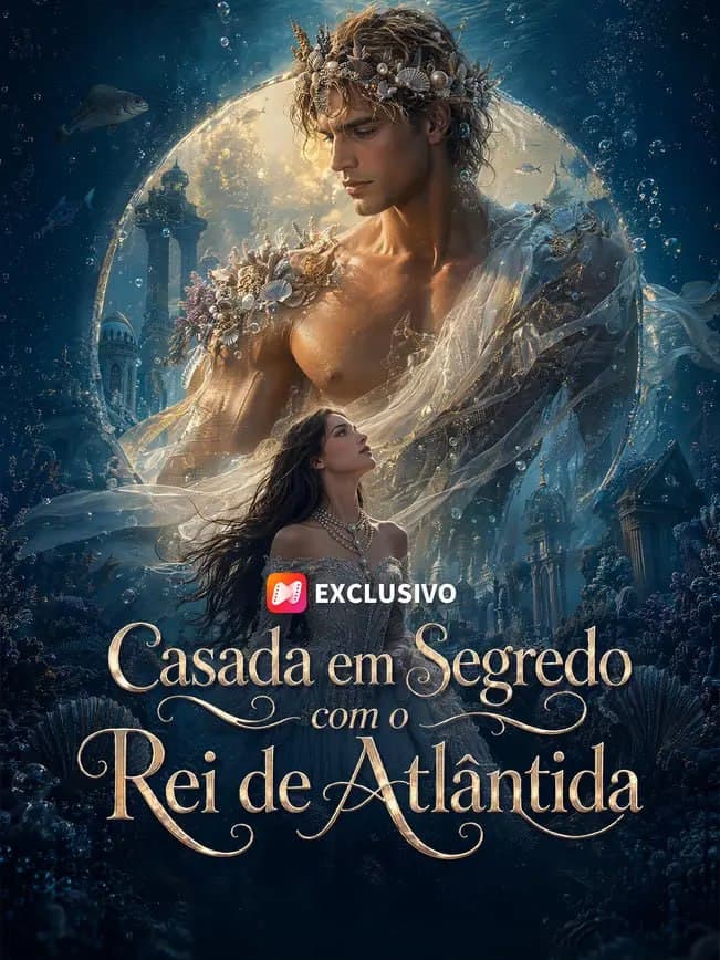 Capa de Casada em Segredo com o Rei de Atlântida