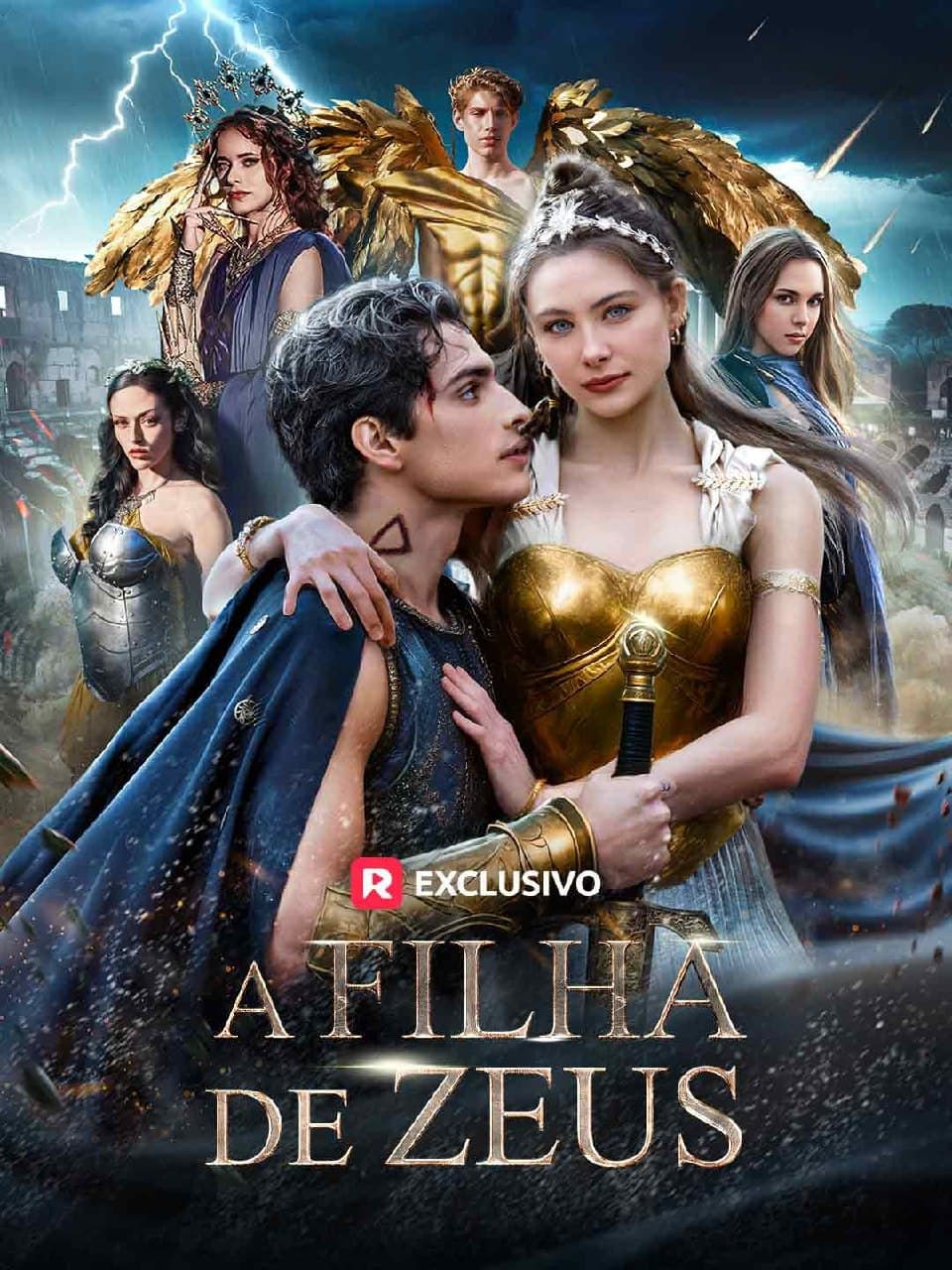 Capa de A FILHA DE ZEUS
