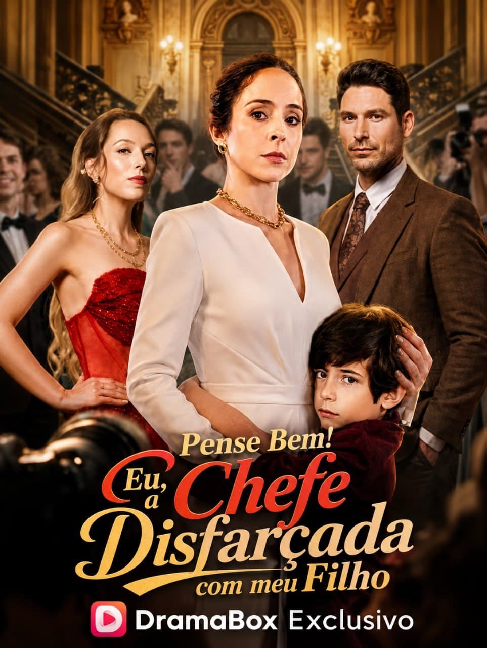 Capa de PENSE BEM! EU, A CHEFE DISFARÇADA COM MEU FILHO