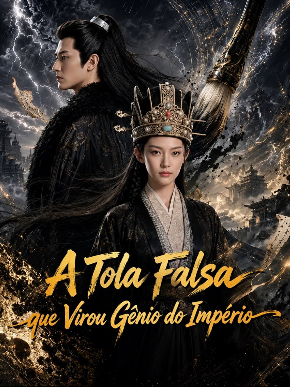 Capa de A TOLA FALSA QUE VIROU GÊNIO DO IMPÉRIO