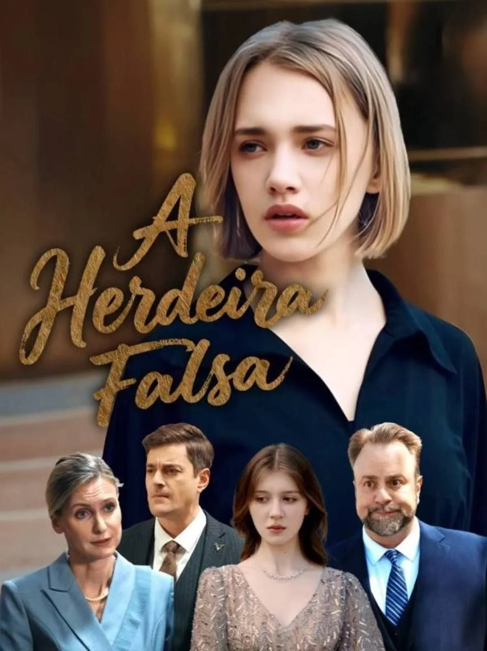 Capa de A Herdeira Falsa
