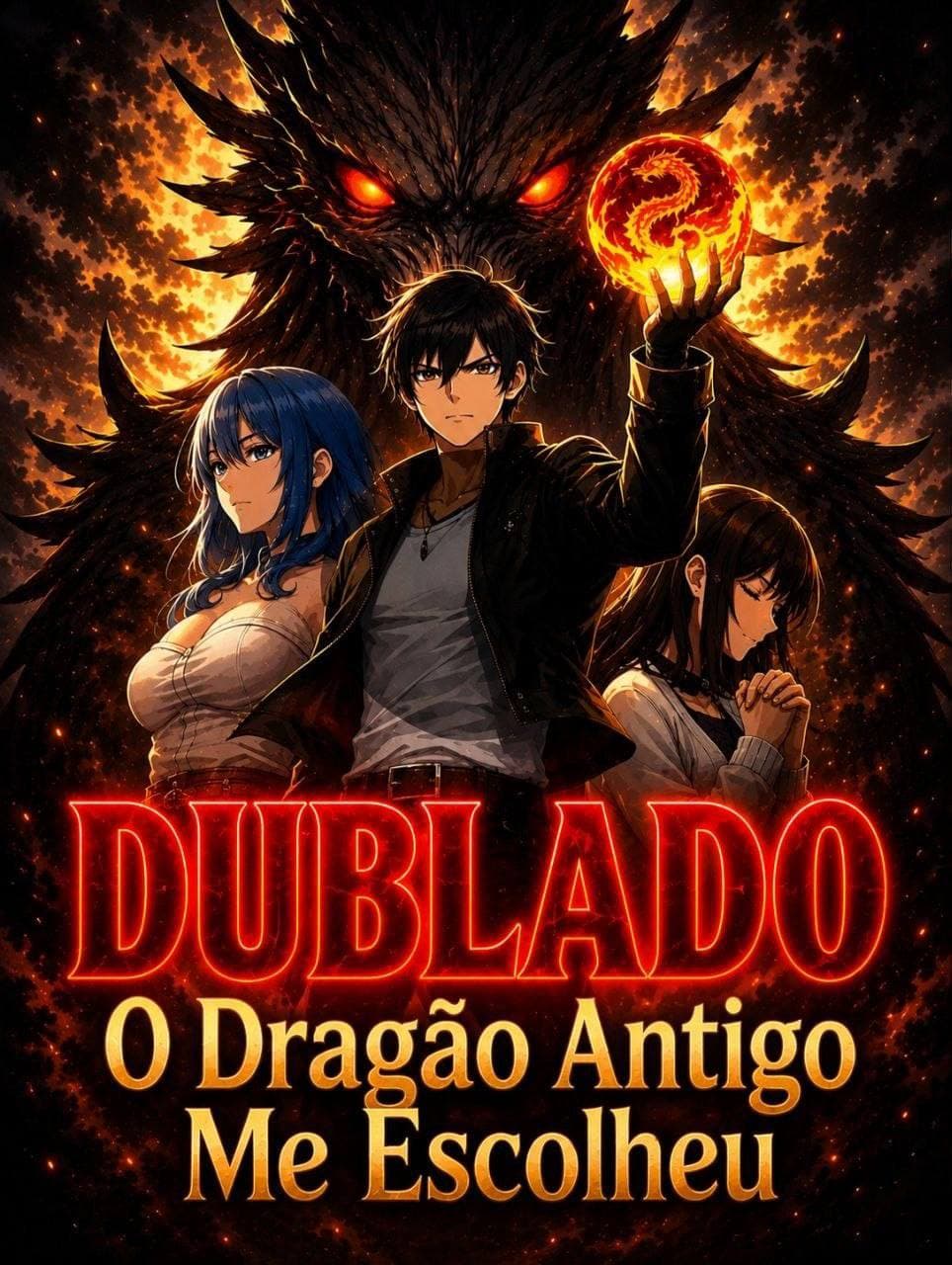 Capa de O DRAGÃO ANTIGO ME ESCOLHEU