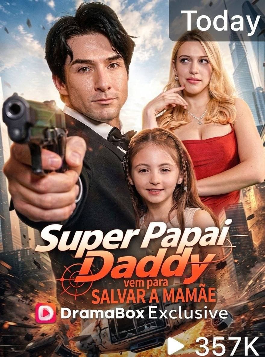 Capa de SUPER PAPAI VEM SALVAR A MAMÃE