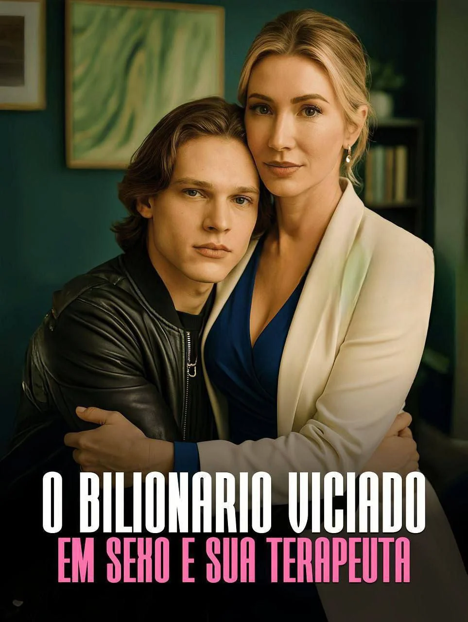 Capa de O Bilionario Viciado Em Sexo e Sua Terapeuta