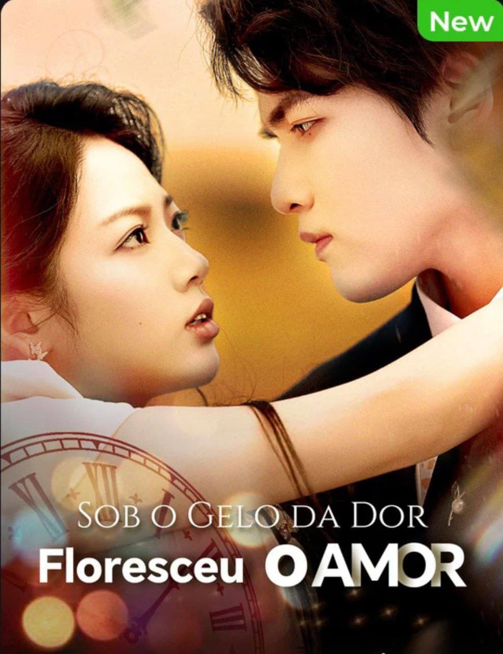 Capa de Sob O Gelo Do Amor Floresceu A Dor