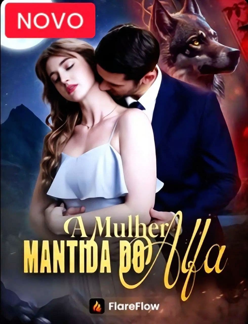 Capa de A MULHER MANTIDA DO ALFA