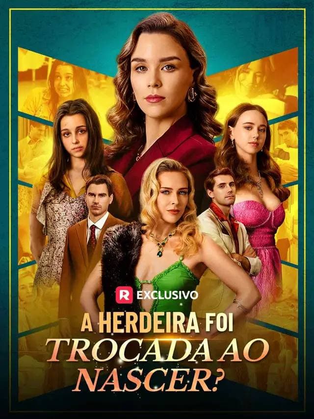Capa de A Herdeira Foi Trocada Ao Nascer