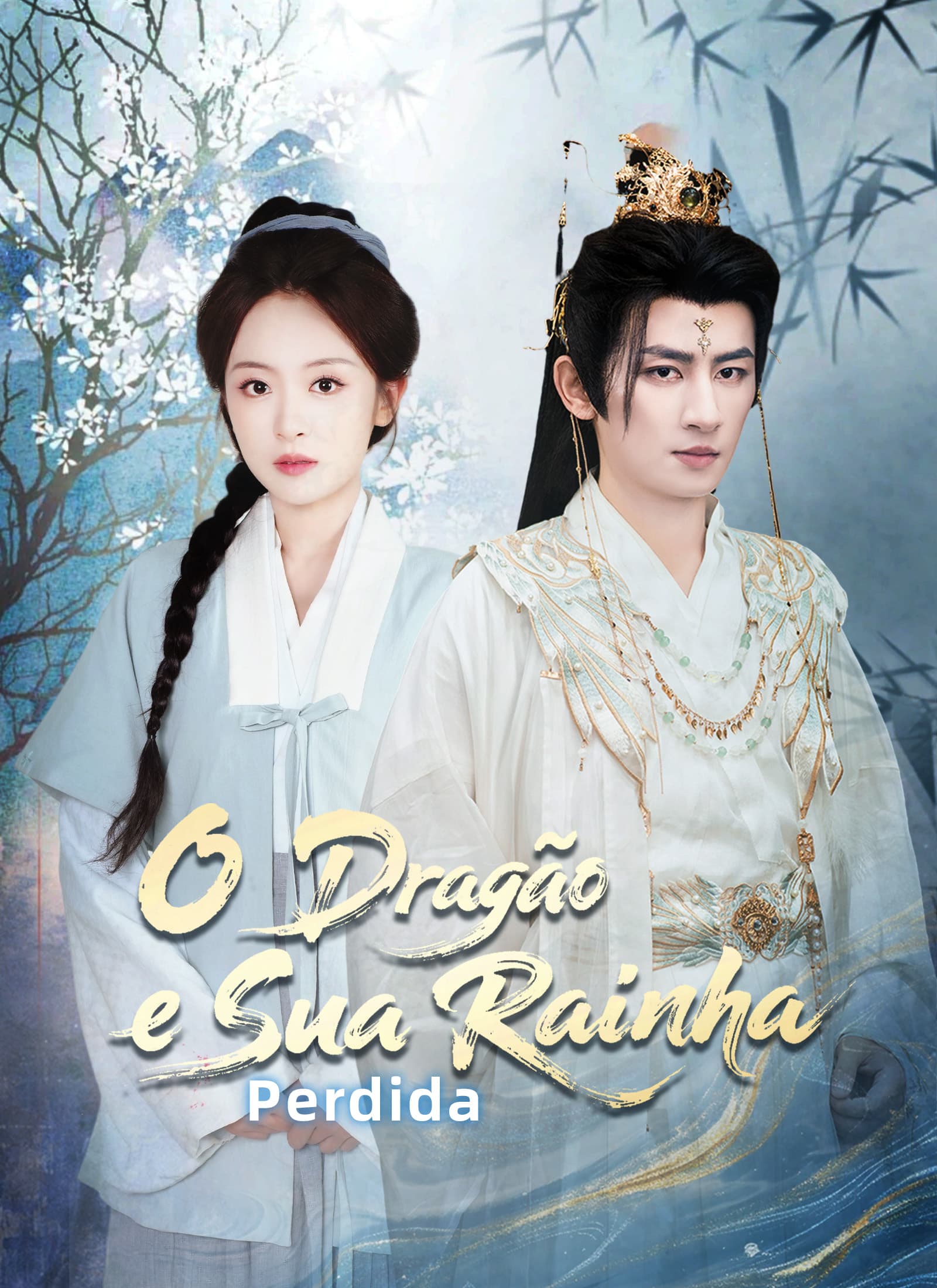 Capa de O DRAGÃO E SUA RAINHA PERDIDA