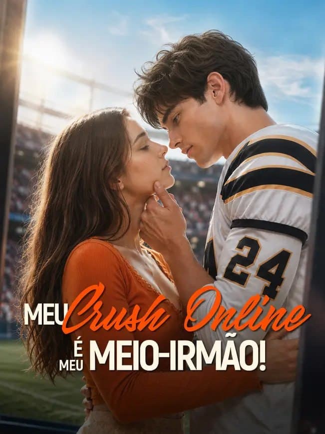 Capa de MEU CRUSH ONLINE É MEU MEIO-IRMÃO!