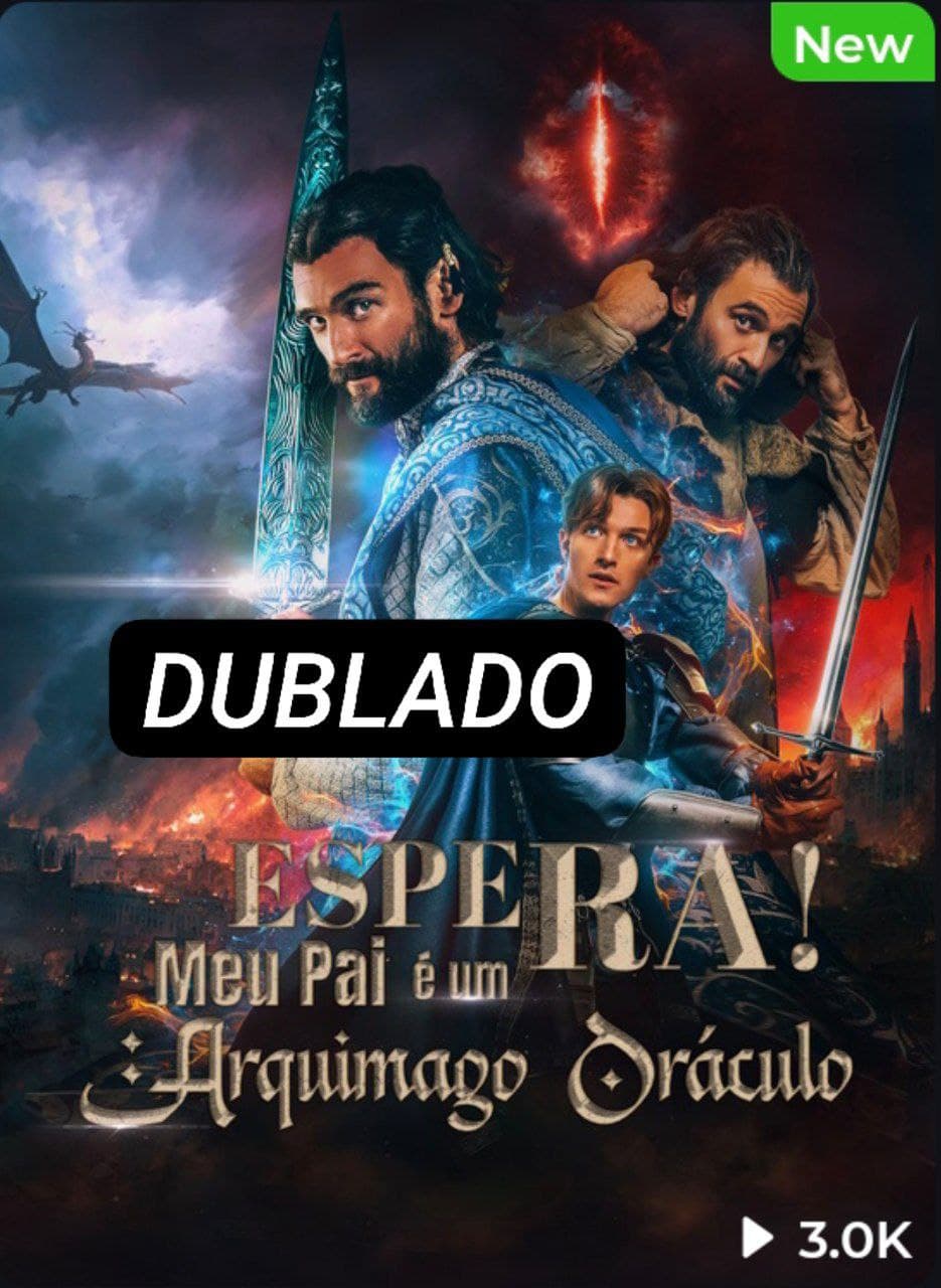Capa de ESPERE MEU PAI É UM ARQUIMAGO ORÁCULO
