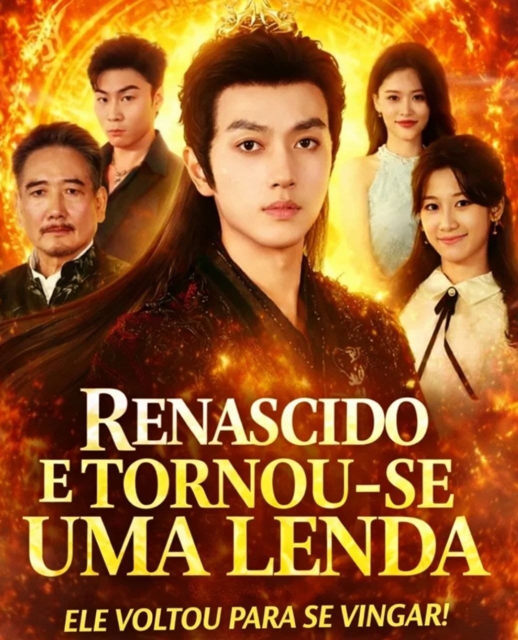 Capa de RENASCIDO E TORNOU SE UMA LENDA