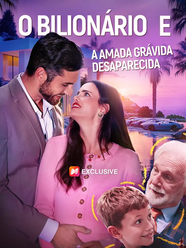 Capa de O Bilionário e a Amada Grávida Desaparecida
