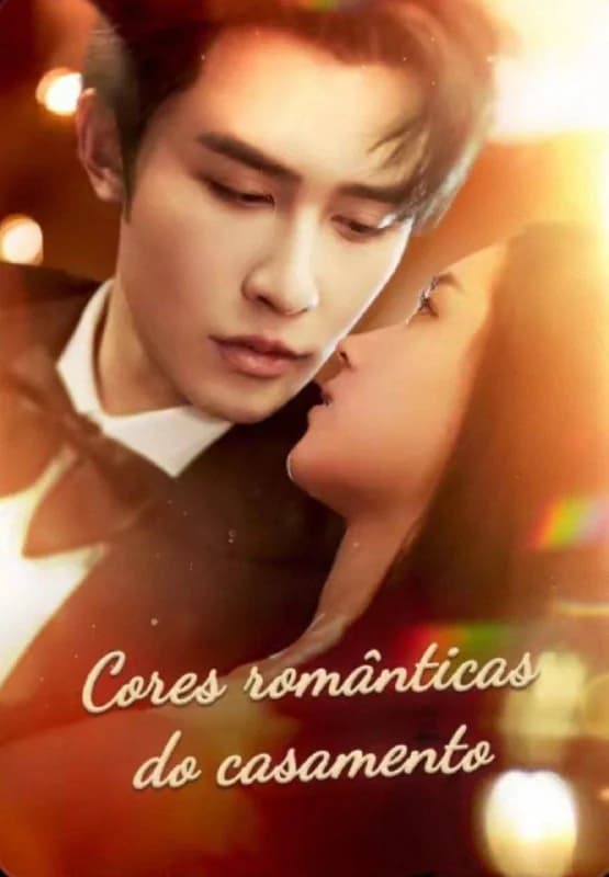 Capa de Cores Românticas Do Casamento