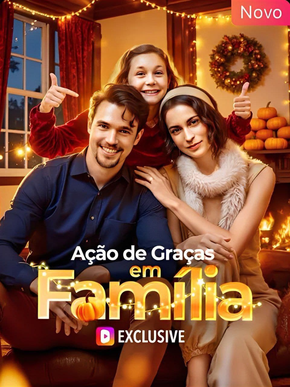 Capa de AÇÃO DE GRAÇAS EM FAMÍLIA