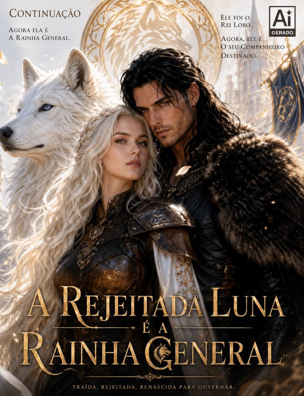 Capa de A REJEITADA LUNA É A RAINHA GENERAL