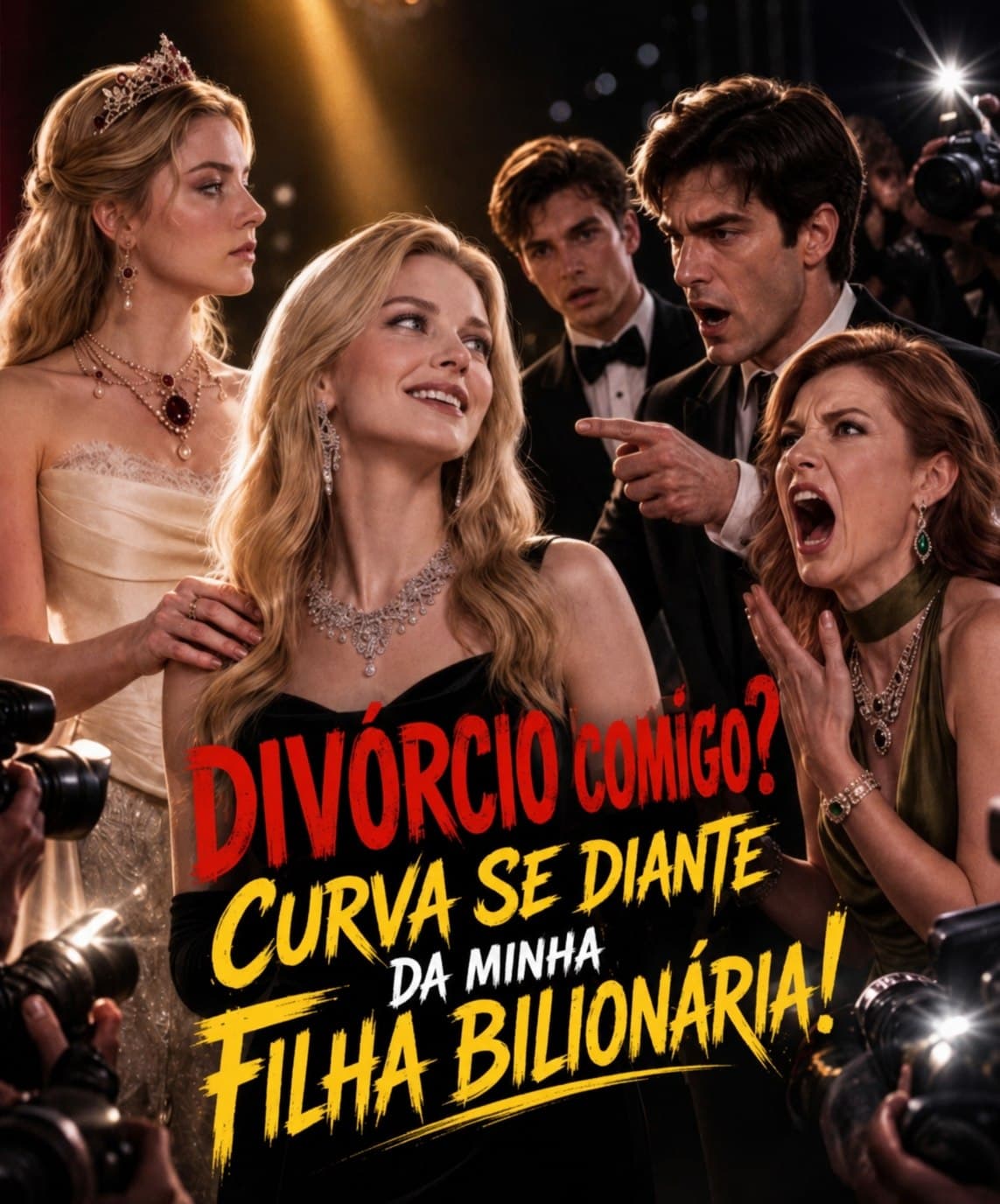 Capa de DIVÓRCIO COMIGO? CURVA - SE DIANTE DA MINHA FILHA BILIONÁRIA