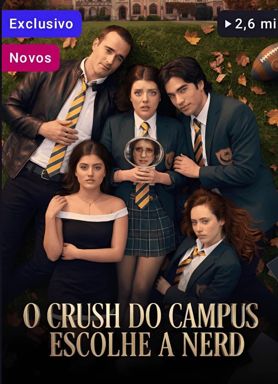 Capa de O CRUSH DO CAMPUS ESCOLHE A NERD
