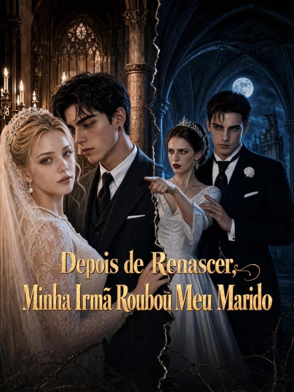 Capa de DEPOIS DE RENASCER , MINHA IRMÃ ROUBOU MEU MARIDO