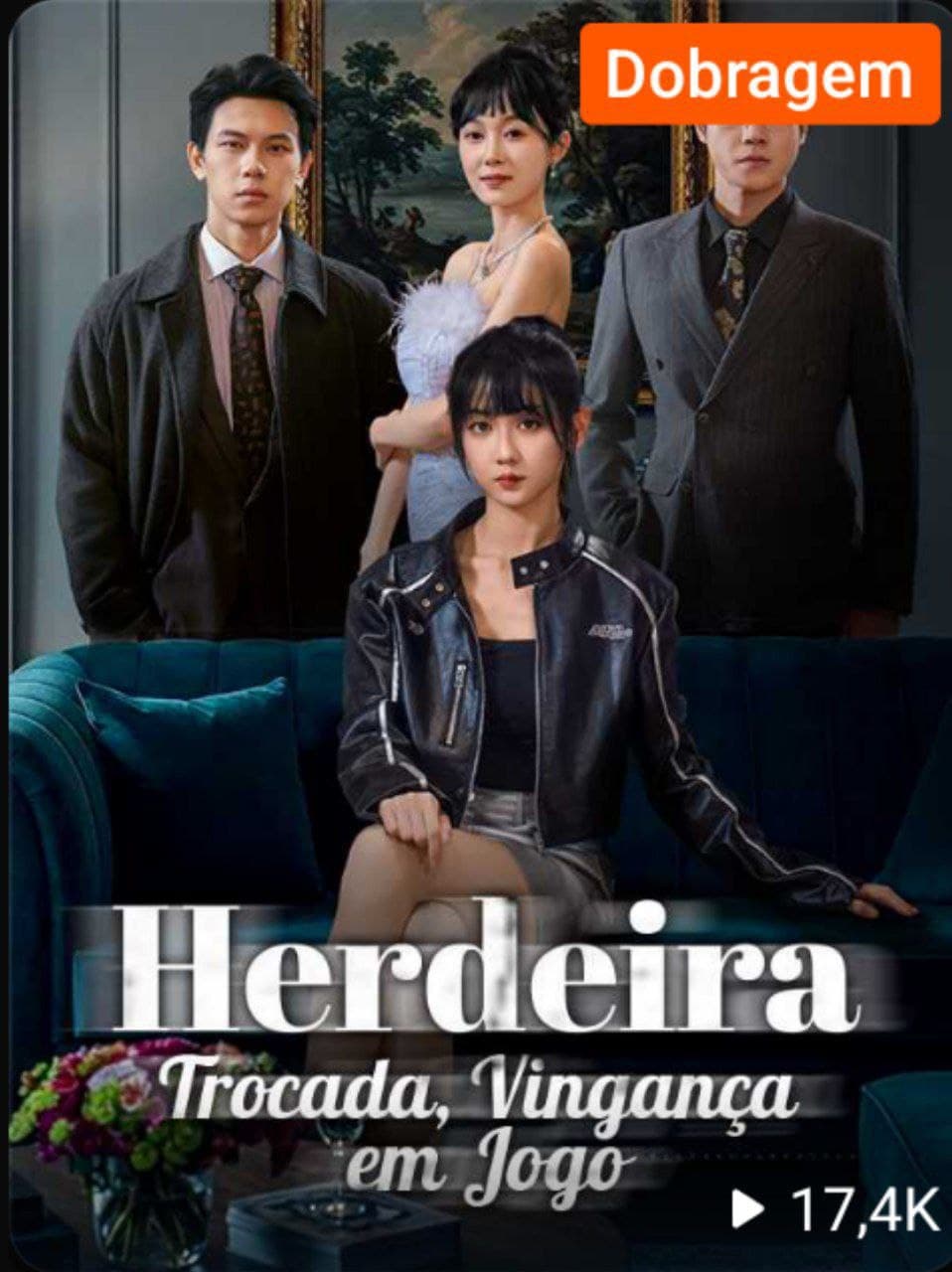 Capa de HERDEIRA TROCADA VINGANÇA EM JOGO