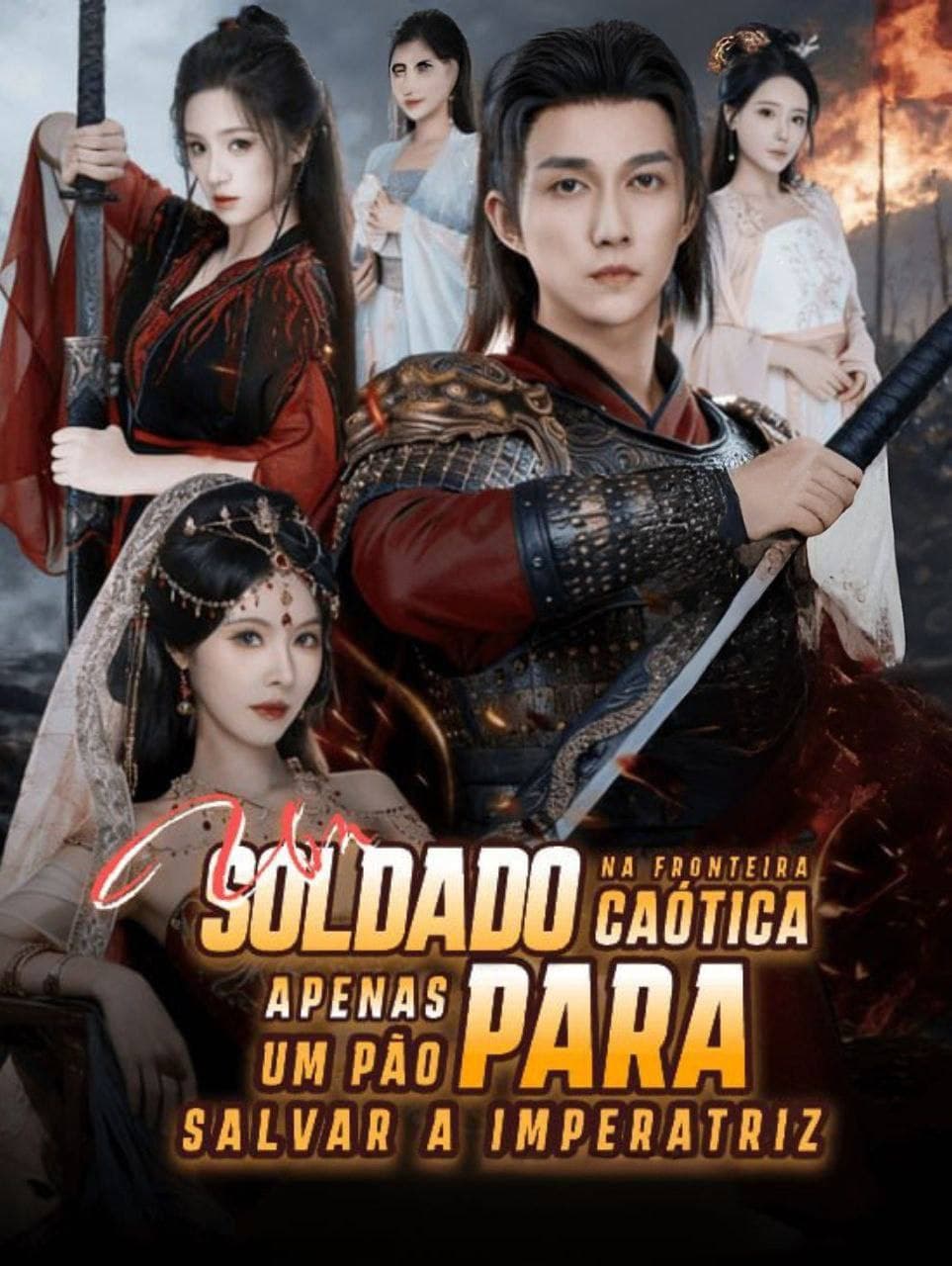 Capa de UM SOLDADO NA FRONTEIRA CAÓTICA APENAS UM PÃO PARA SALVAR A