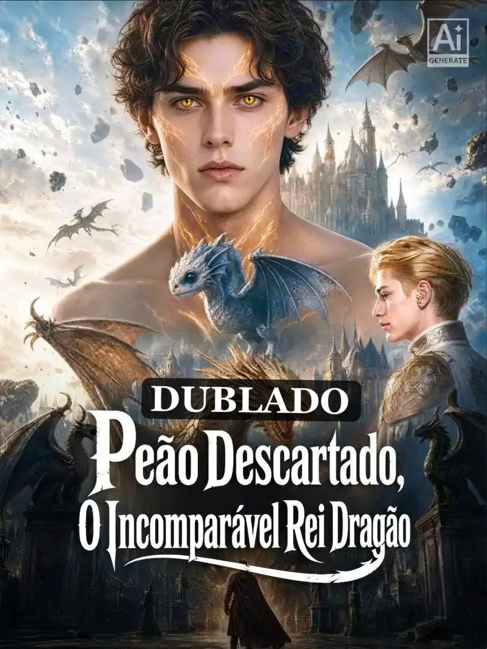 Capa de PEÃO DESCARTADO, O INCOMPARÁVEL REI DRAGÃO