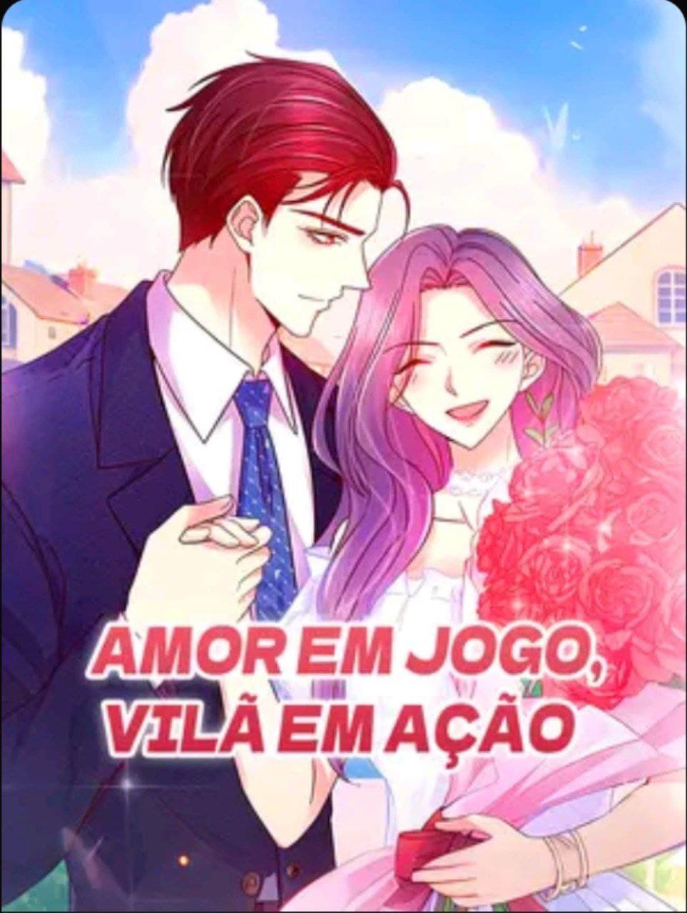 Capa de AMOR EM JOGO VILÃ EM AÇÃO