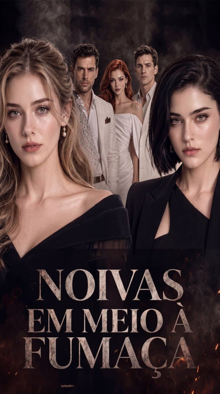 Capa de Noivas em Meio à Fumaça